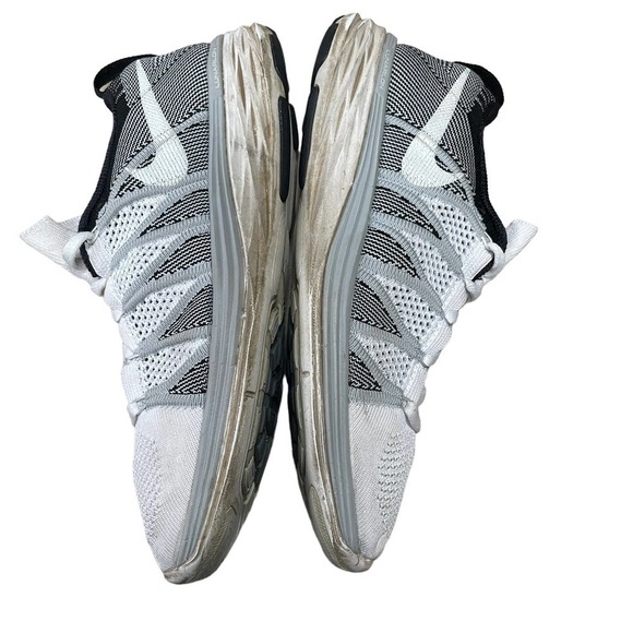 Nike Flyknit Lunar 2 Trainer White/Wolf Gray Sneaker - Women's Size 8 - Picture 4 of 12